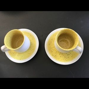 2 Lunar Toscany Tea Cups